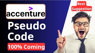 4th May | Accenture Pseudo Code | Accenture  Assessment Test 2024 | UBK Anna