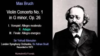 Bruch Violin Concerto No. 1 in G minor, Op. 26; Menuhin, London SO, Boult