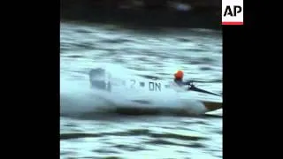 SYND 25-9-72 HIGHLIGHTS OF AMSTEL SPEED BOAT RACE