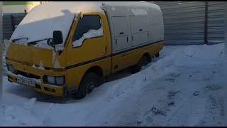 Подготовка и работа в морозный денек на КАМАЗе по вывозу снега
