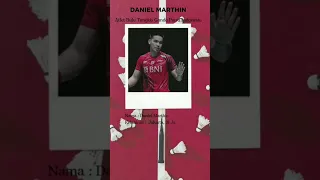 DANIEL MARTHIN🔥🇲🇨 #badmintonplayer #shorts #shortvideo