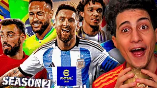 وأخيراً تحديث كأس العالم في eFootball 2023 🔥 ( الشغف رررجع )  !!