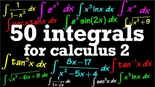 the ultimate integral starter (u sub, IBP, trig sub, partial fractions & more)