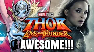 Natalie Portman in Thor Love and Thunder is Awesome!