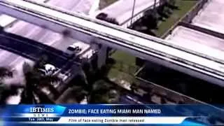 Zombie; face eating Miami man named
