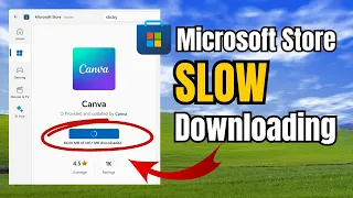How to FIX Microsoft Store SLOW DOWNLOADING or Pending Problem in Windows 10/11