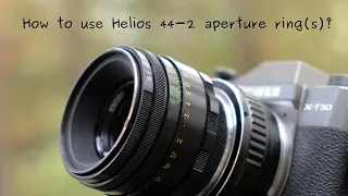 How to use the Helios 44-2 aperture rings? Here's a quick tutorial.