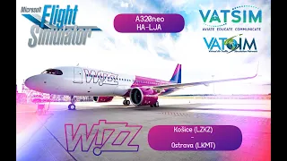 Microsoft Flight Simulator | VatSim (Real Voice ATC) | 🛫Košice (LZKZ) - Ostrava (LKMT)🛬 IFR |