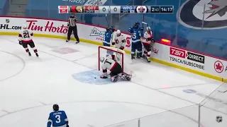 Mark Scheifele 1-0 Goal Jets Vs Senators February 13, 2021