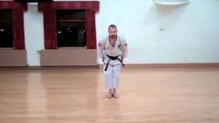 Wado Karate Pinan Nidan performed by Neil Pottinger.