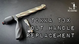 How to Change Bolt Handle on Tikka T3/T3X.