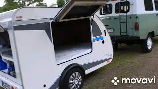 BUCHANKA 2206 JUBILÄUMSMODELL "set up" Einbauten und der "TMC25+" Teardrop-Camper von Tomplan