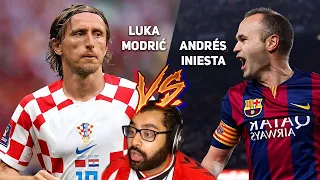 American Reacts To Insane Skills Of Luka Modrić And Andrés Iniesta!