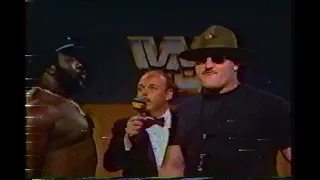 Sgt Slaughter, Junkyard Dog Promo with Mean Gene: About Nikolai Volkoff and The Iron Sheik