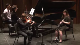 BERG "Adagio" from the Chamber Concerto (1925), arranged for clarinet, violin, and piano