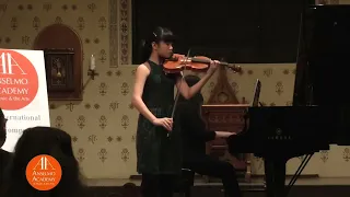 FIRST PRIZE winner performing Violin Concerto no. 3 in B minor, op.61 Saint-Saens