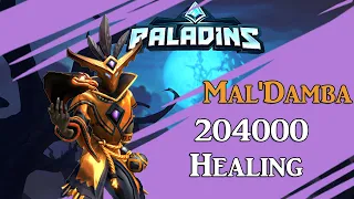 Геймплей Мэл Дэмба - 204000 исцеления | Paladins