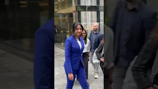 #exclusive Maitreyi Ramakrishnan is seen in NYC #fashion #trending #shorts #short #shortvideo #share