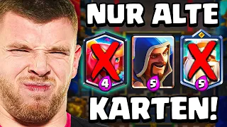 😱❌NUR ALTE KARTEN WÄHLEN im 3x AUSWAHL MODUS... (unglaubliche Decks) | Clash Royale Deutsch