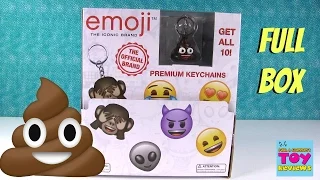 Emoji Brand Blind Bag Keychains Full Set Rare Chase Toy Review Opening | PSToyReviews