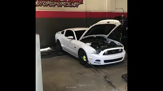 2014 mustang gt dyno pull bolt on 18 intake manifold cat deletes e85