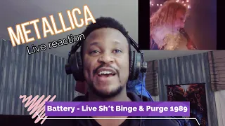 Lead Guitarist Reacts to: Metallica Battery Live Sh*t Binge & Purge (1989) #Metallica #Battery