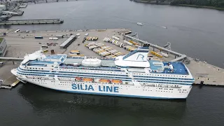 Cruise Helsinki - Stockholm Silja Symphony 2021. 4K