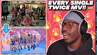 REACTING TO TWICE | all mvs in release order!! **TRY NOT TO SIMP CHALLENGE!!**