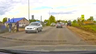 Driving on a highway in Russia | Dash cam video | Car trip in Russian countryside