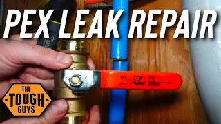 Pex Leak Repairs with SHARKBITE!!