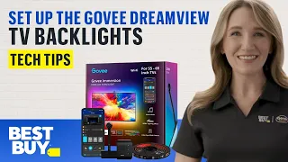 How to set up the Govee Dreamview TV Backlights - Tech Tips from Best Buy