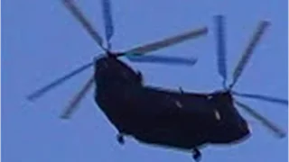 Hellenic Army CH-47 Chinook over Athens