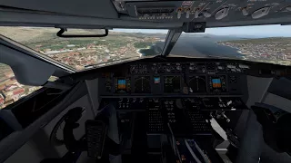 X Plane 11 4K - Landing in Split, Ortho4XP & w2xp