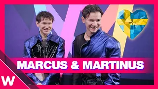 🇸🇪 Marcus & Martinus "Unforgettable" first reaction after winning Melodifestivalen 2024