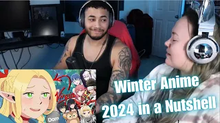 Winter Anime 2024 in a Nutshell | Gigguk Reaction!!