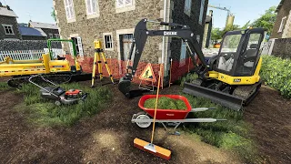 Mini construction equipment | Disbursement & lawn mowing | Farming Simulator lawn care