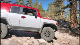 Coyote Flats with an off road trailer June 2020