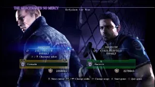 Resident Evil 6 The Mercenaries NO MERCY PS4 2552K Requiem For War Chris & Jake FULL COMBO DUO