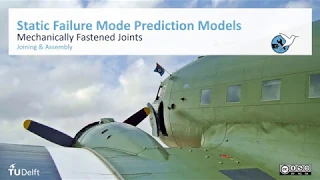 Simple Models for Static Failure Modes of Mechanically Fastened Joints