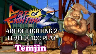 [ARCADE] Art of fighting 2 play Temjin Level8 1cc /龍虎の拳 /Art of Fighting /ryuukonoken /용호의권