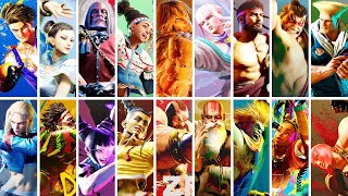 Street Fighter 6 World Tour - All Masters Cutscenes & Dialogues