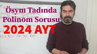 Ösym Tadında Bir Polinom Sorusu #polinomlar