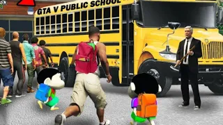 GTA 5: Franklin Got Admission In SchoolWith Shinchan And Pinchan in GTA 5!(GTA 5 mods)