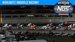 World of Outlaws NOS Energy Drink Sprint Cars | Knoxville Raceway | June 10th, 2023 | HIGHLIGHTS