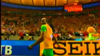 Усейн Болт 200 метров Мировой рекорд  19,19 сек
