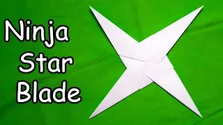 Paper Ninja Star (4 Pointed) - Easy Origami Tutorial