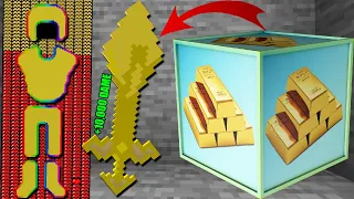 MINI GAME : GOLDEN LUCKY BLOCK BEDWARS ** CHIẾC BÁNH KEM DÁT VÀNG SIÊU VIP CỦA NOOB ??