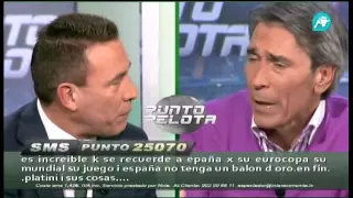 Paco Buyo da una lección de fútbol a Lobo  Carrasco