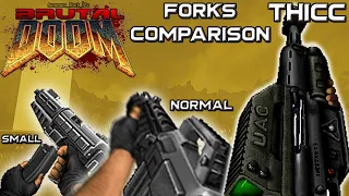 BRUTAL DOOM Mod Forks Comparison Compilation - How many of them there are?