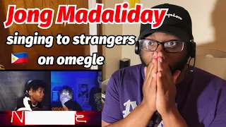 🇵🇭 Jong Madaliday - singing to strangers on omegle | Swiping tears of the strangers 😌 | REACTION!